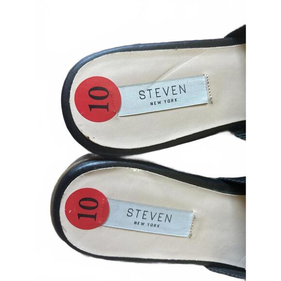 Steven by Steve Madden Black Knit Pointed Toe Mules Size 10 NWT - Picture 4 of 7